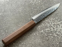 Load image into Gallery viewer, Makoto Kurosaki Damascus Tsuchime Petty 135mm