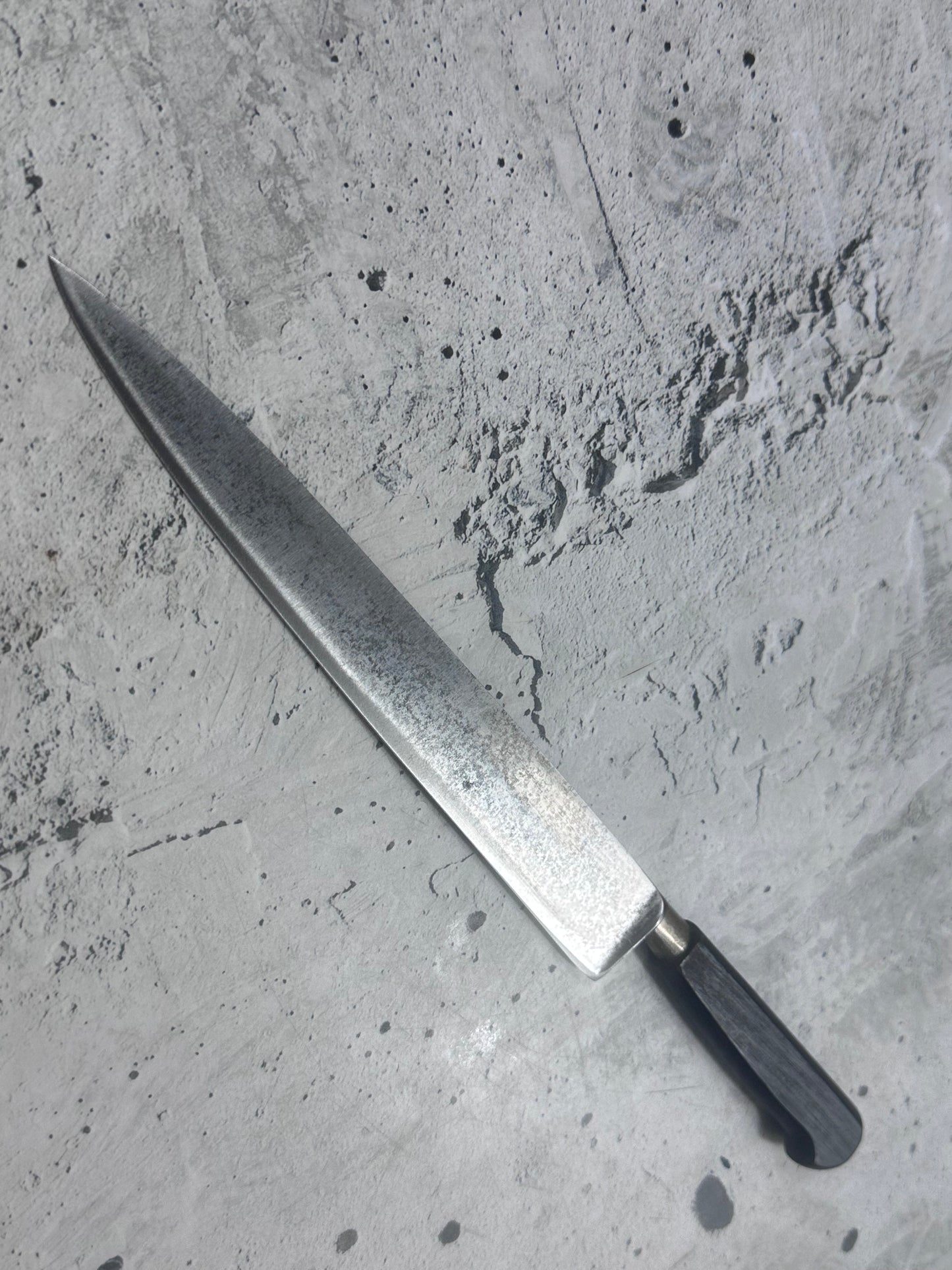 Vintage Sabatier Nogent Flexible Slicing Knife 200mm Carbon Steel 2185