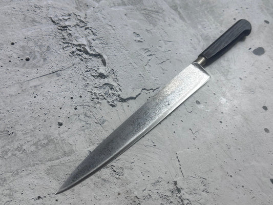 Vintage Sabatier Nogent Flexible Slicing Knife 200mm Carbon Steel 2185