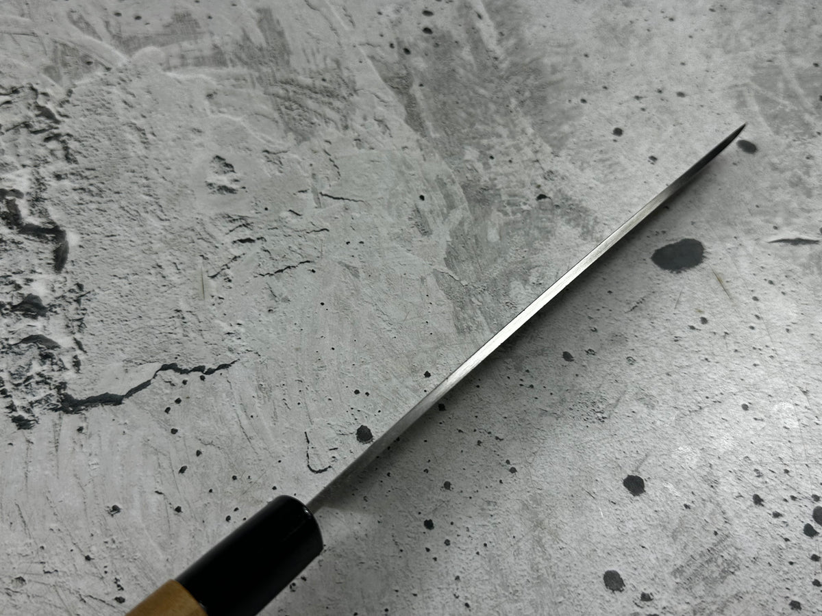 Vintage Kagemitsu Yanagiba Knife 210mm Carbon Steel Magnolia Wood Handle 2245