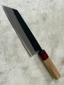Muneishi Aogami 2 Iron Clad Kiritsuke 180mm Kurouchi Finish