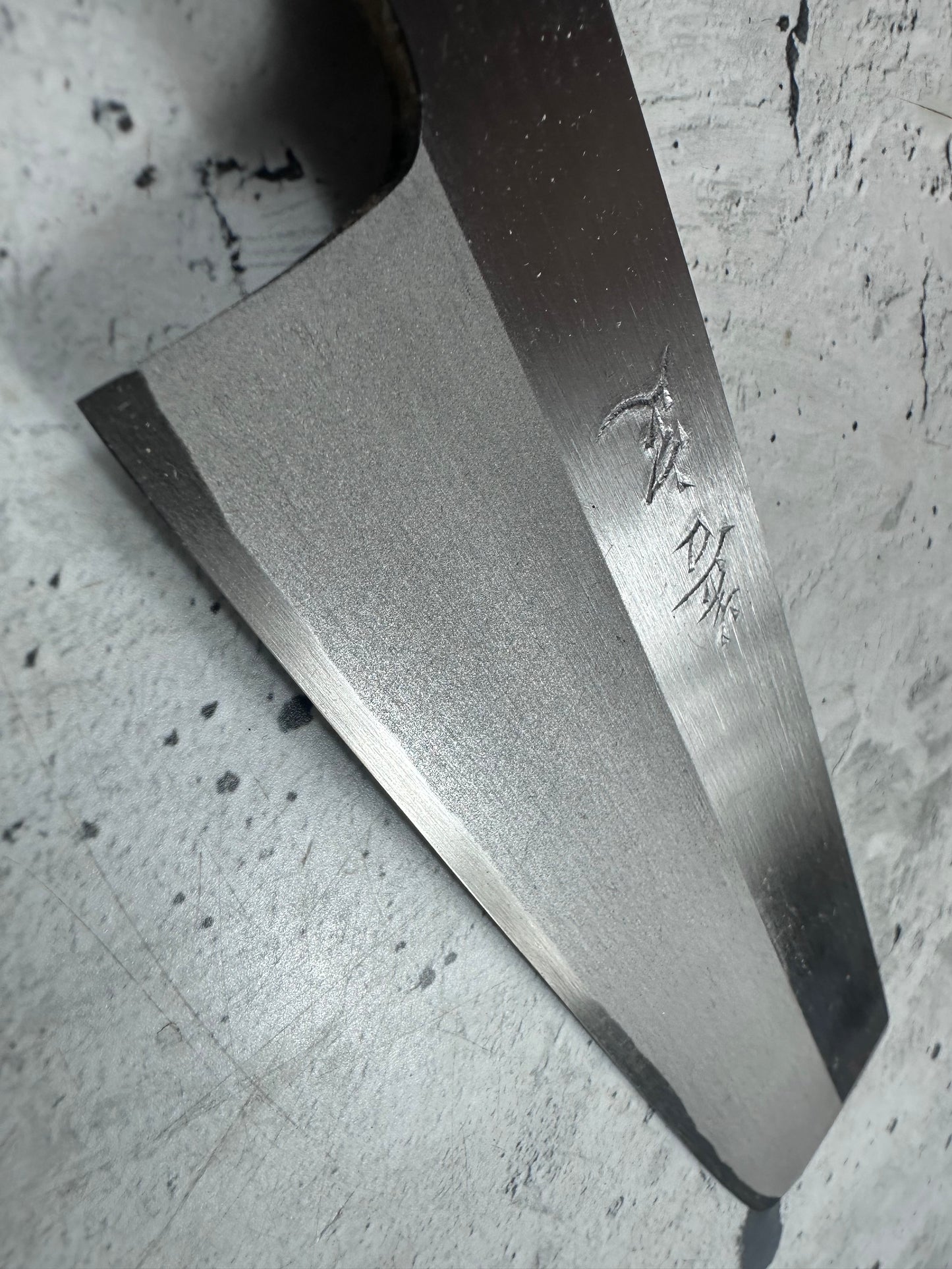 Vintage Feather Usuba Knife 150mm Carbon Steel 2158
