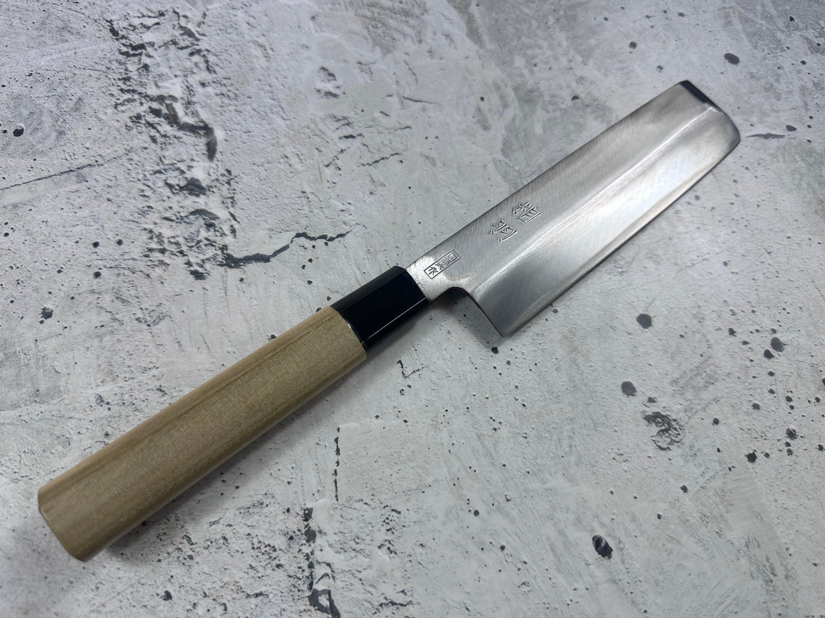 Vintage Seki Magoroku Sashimi Set 3Pcs Carbon Steel 2147