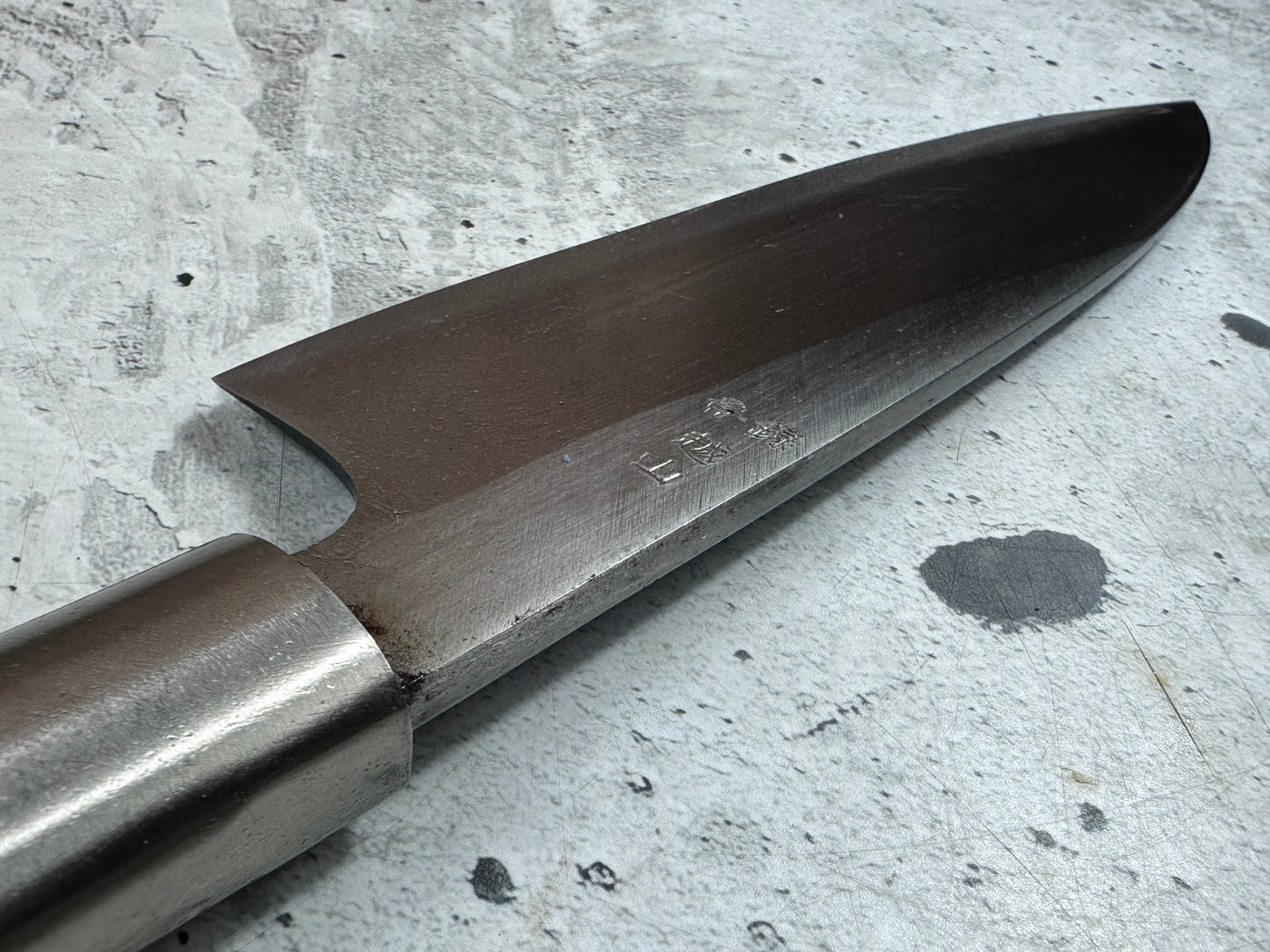 Vintage Sakai Takayuki Funayuki Knife 170mm Carbon Steel Original Box 2135