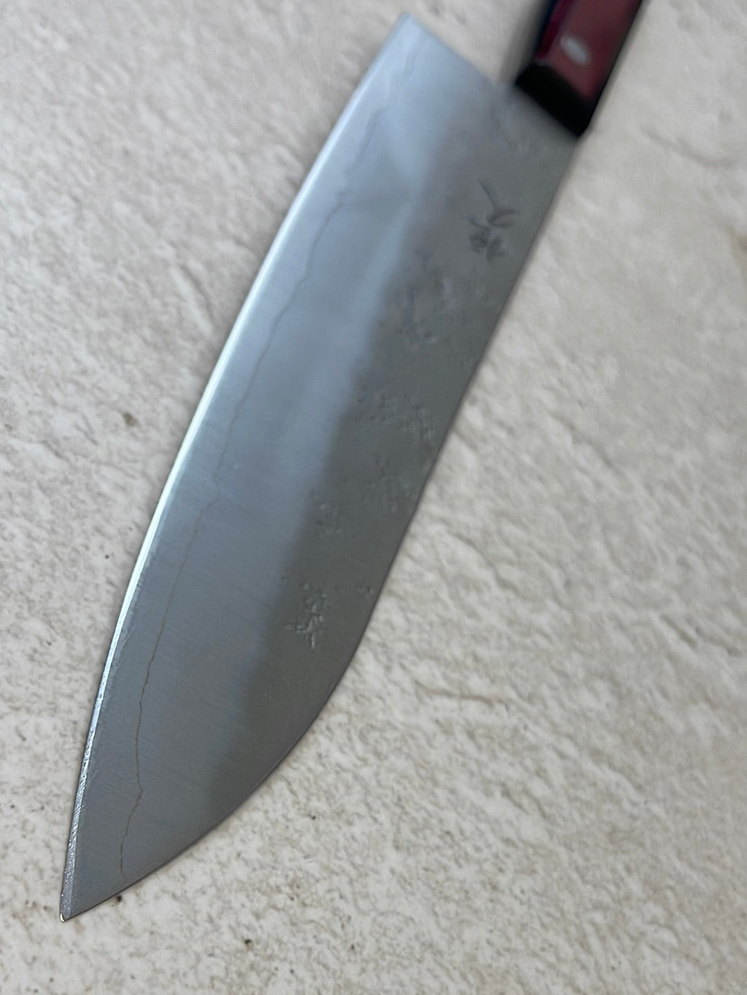 Tsunehisa G3 Nashiji Red Gyuto 210mm - Made in Japan 🇯🇵