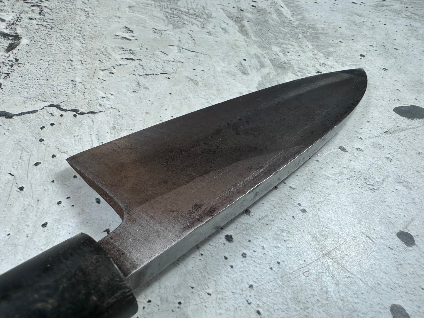 Vintage Sakai Sakamoto Deba Knife 170mm Carbon Steel 2145