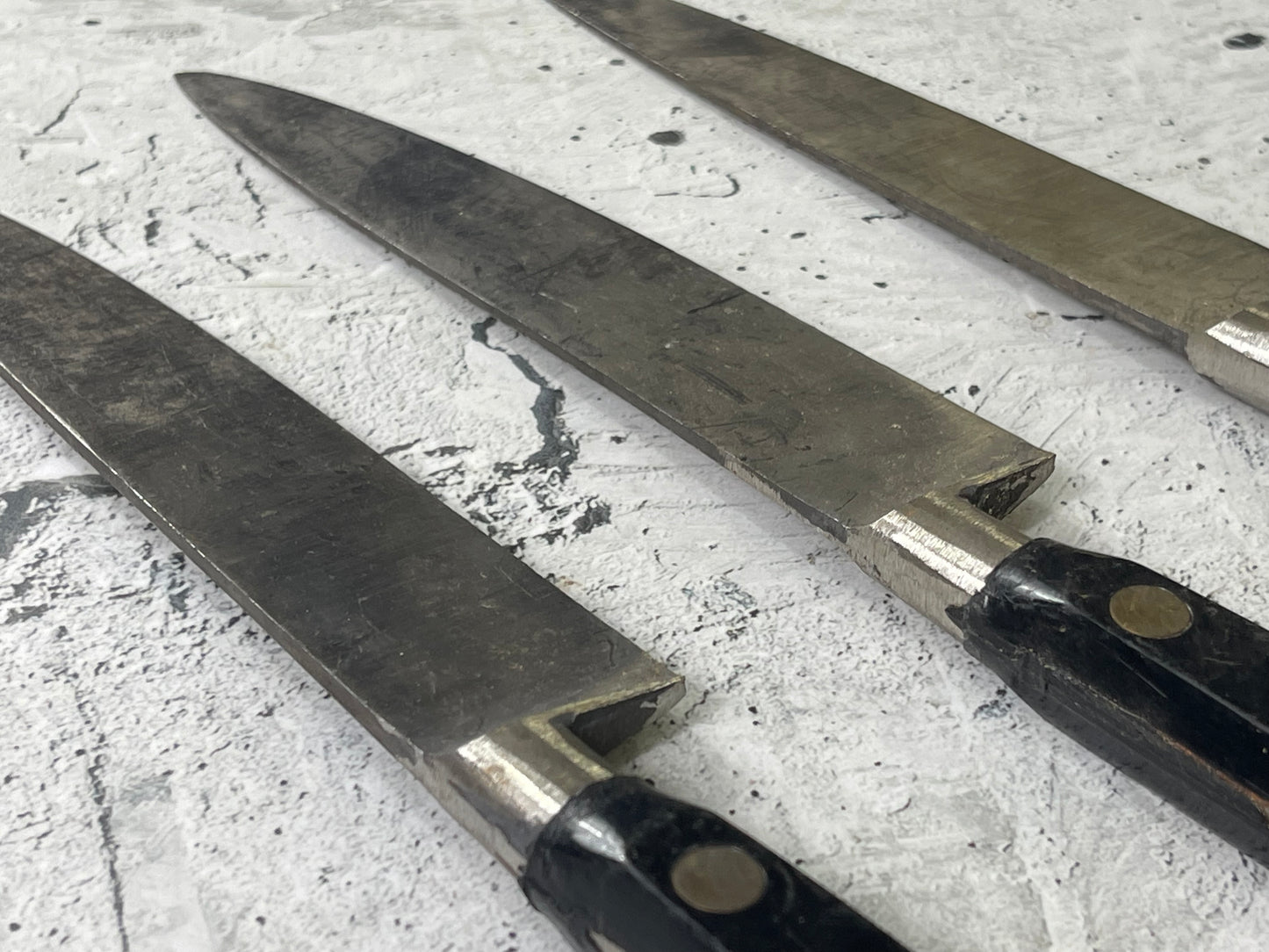 Knife Set Project unfinished French Sabatier Knife Set 3x Made In France 🇫🇷 1541