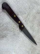 Load image into Gallery viewer, Vintage French Serrated Paring Knife Set 4x Made in France 🇫🇷 1987