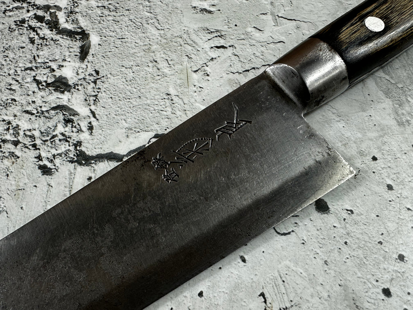 Vintage Japanese Gyuto Knife 250mm Carbon Steel  Made in Japan 2013