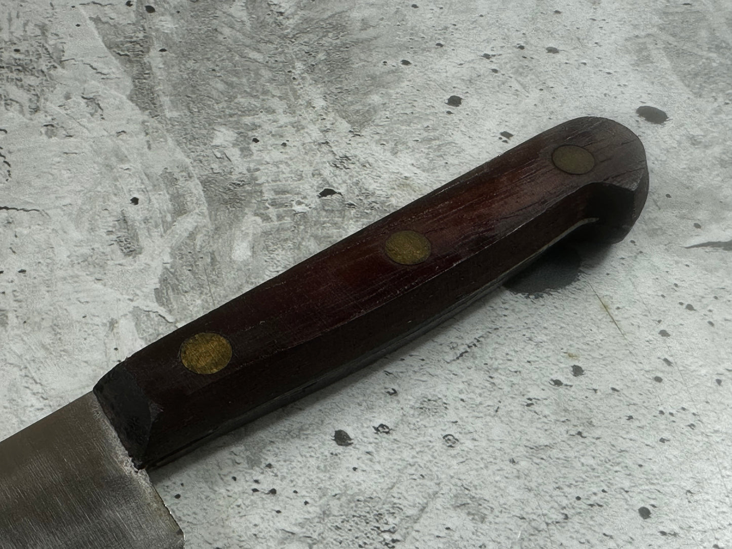 Vintage French Chef Knife 200mm High Carbon Steel Made in France 2034