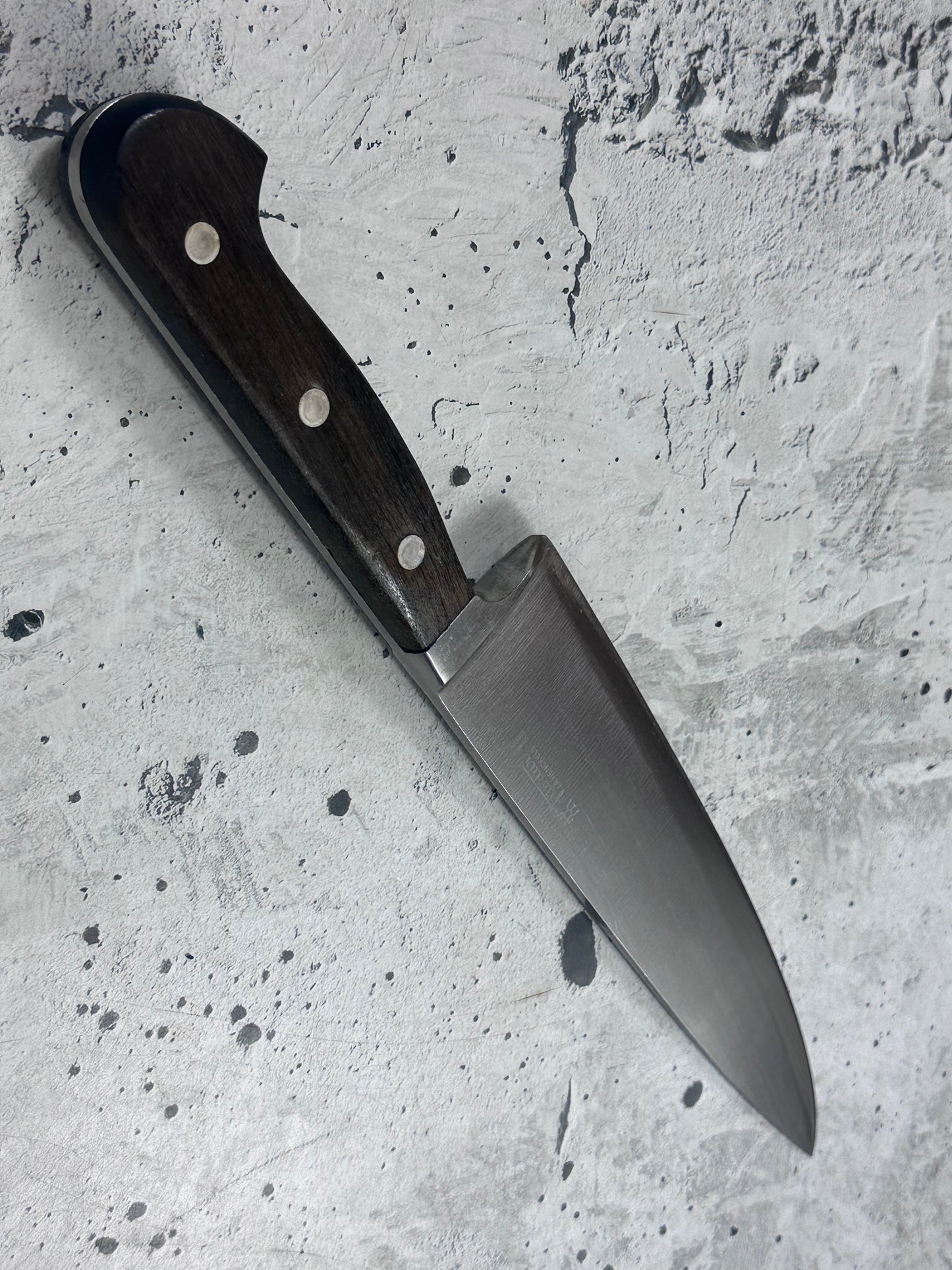Vintage J. A. Henckels Friodur Chef Knife 210mm High Carbon Steel Made in Germany 2114