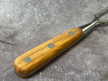 Load image into Gallery viewer, K Sabatier Bayonet Fork 170mm - HIGH CARBON STEEL - OLIVE WOOD HANDLE