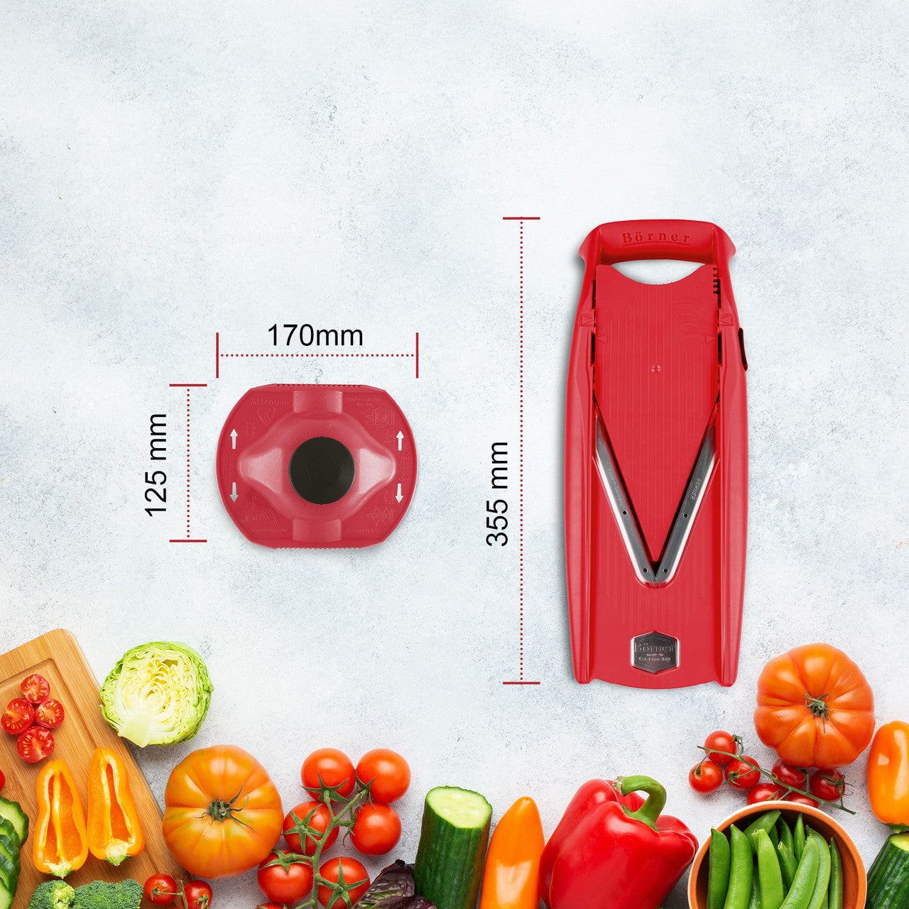 BÖRNER GERMANY V5 PowerLine Basic Set Red
