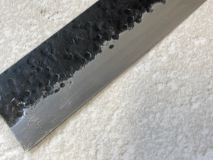 Nakiri 180mm Kurouchi Tsuchime with Jatiwood Timber Handle