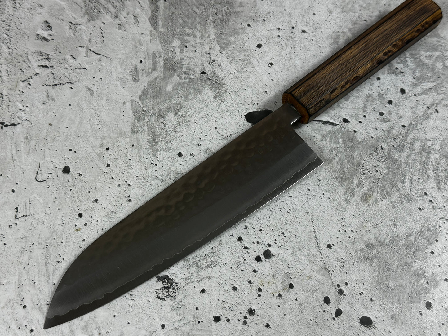 Masutani Kokuryu Tsutime Gyuto 180mm  VG1 Steel Oak Handle