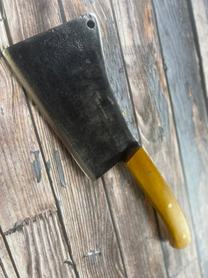 Premium Vintage F. Dick Butcher Cleaver Knife 200mm Carbon Steel 🇩🇪