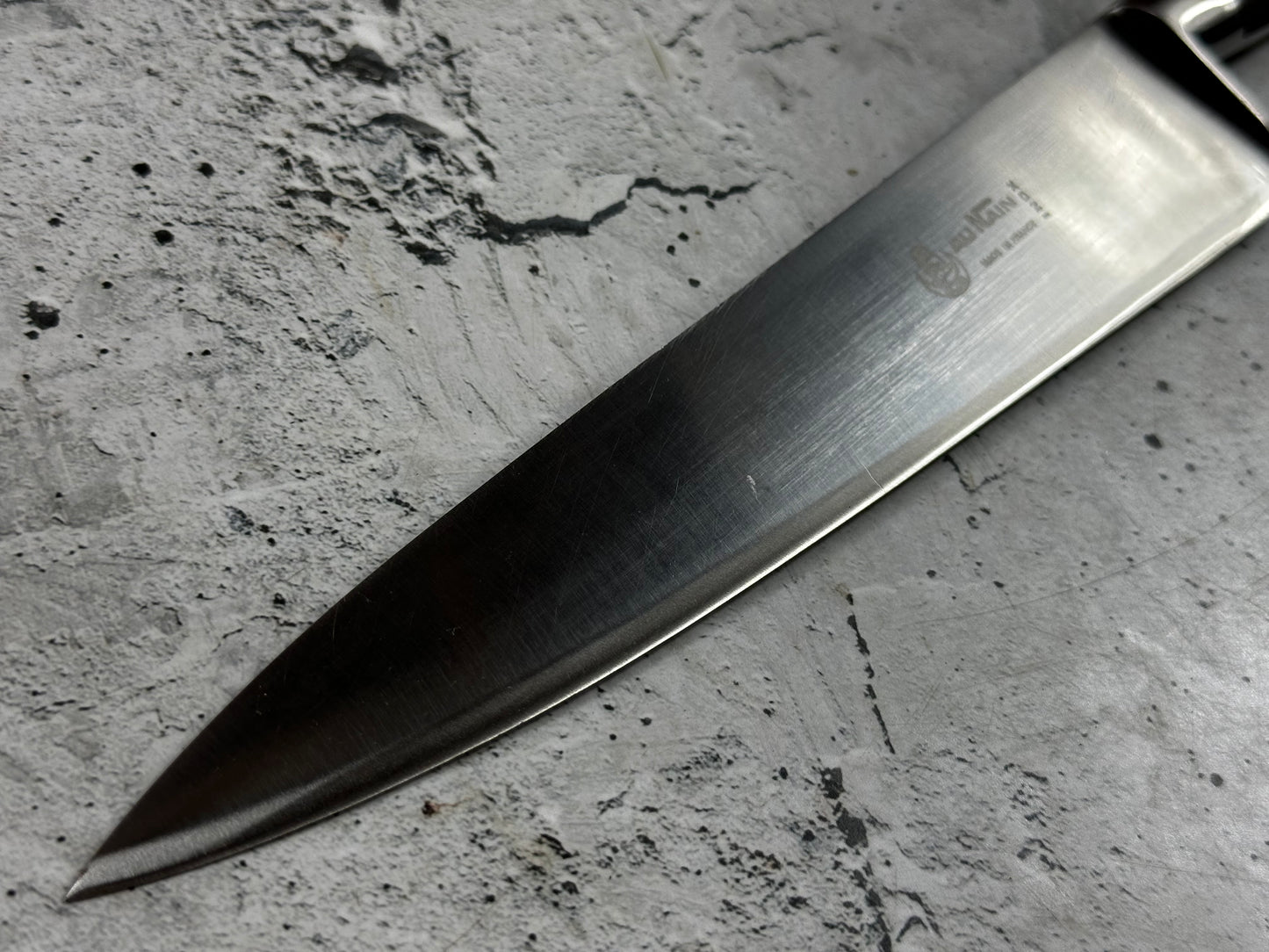 Vintage French Chef Knife 220mm High Carbon Steel Made in France 2035