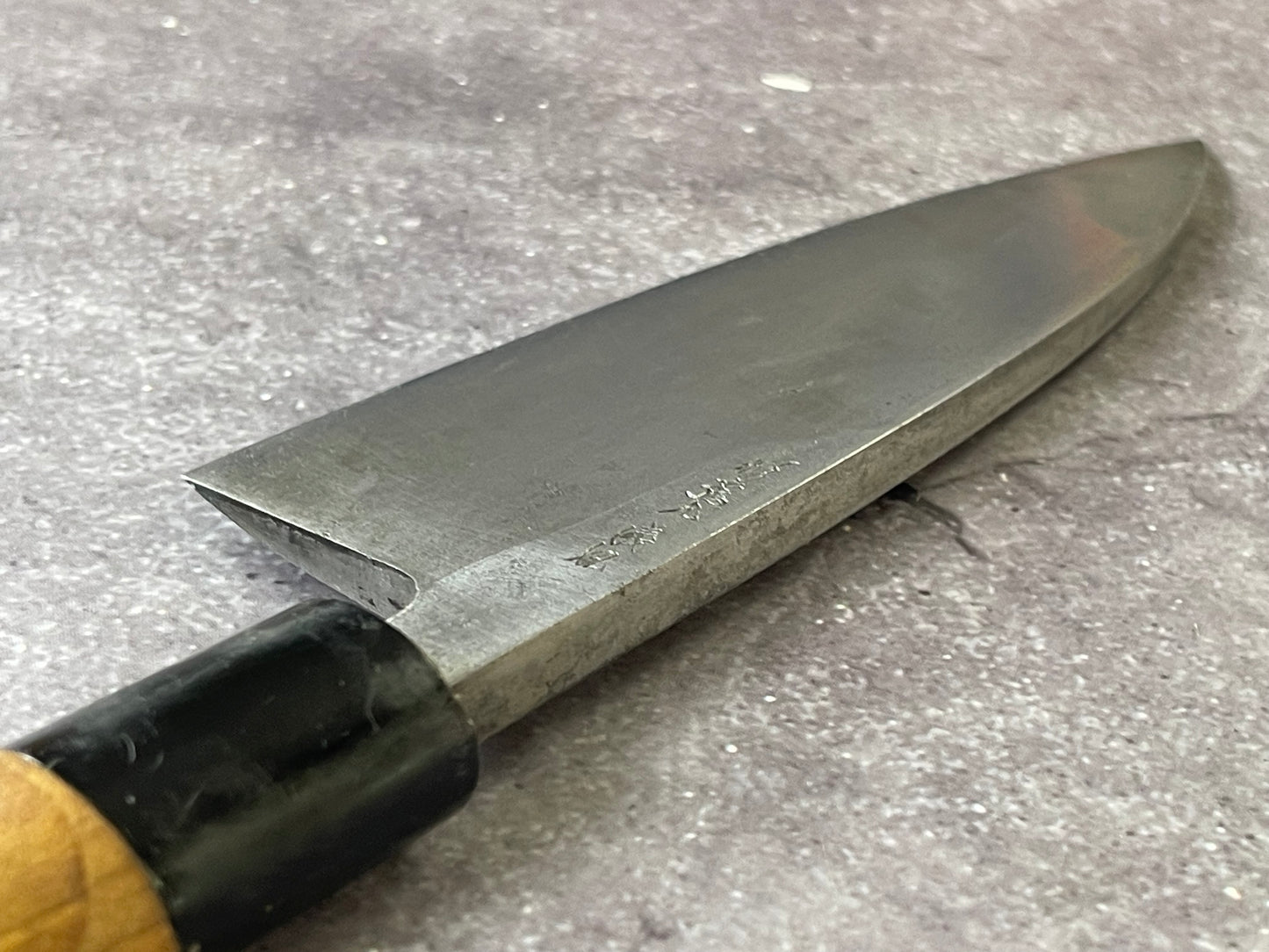 Vintage Japanese Deba Knife 150mm Made in Japan 🇯🇵 Carbon Steel 1755