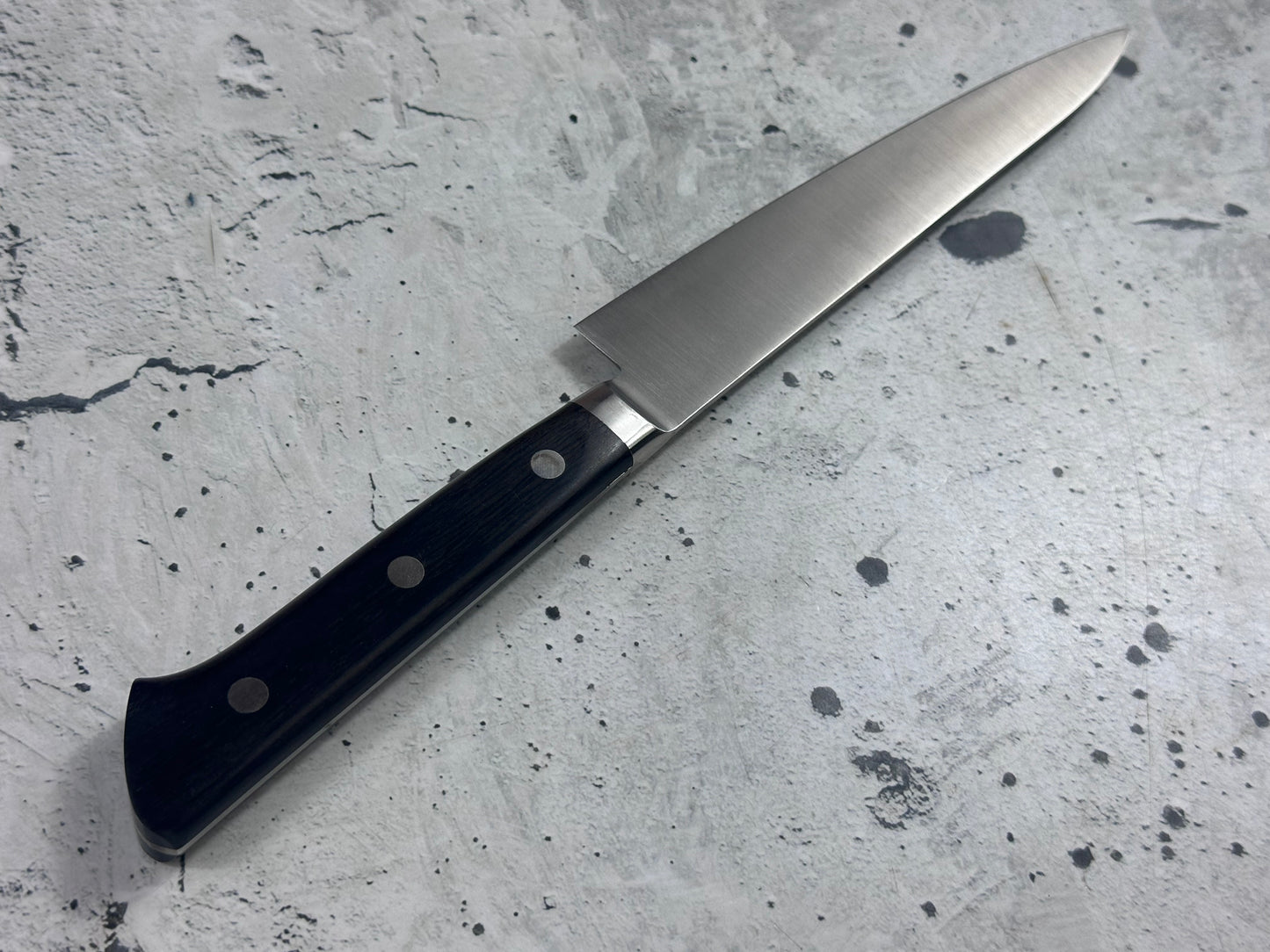 Vintage Fujiwara Kanefusa Petty Knife 150mm Molybdenum Steel 2164