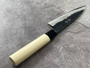 Murata Aogami Kurochi Finish Ko-Bocho Deba Knife 120mm - Made in Japan 🇯🇵