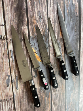 French Sabatier Knife Set 5x Made in France 🇫🇷 1955