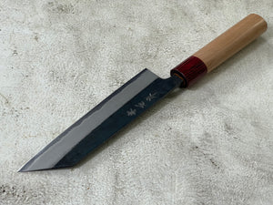 Muneishi Aogami 2 Iron Clad Kiritsuke 165mm Kurouchi Finish