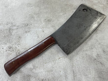 Load image into Gallery viewer, Premium Vintage Foster Bros Butcher Cleaver Knife 230mm Carbon Steel Blade Made in USA 🇺🇸
