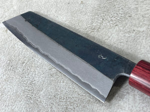 Muneishi Aogami 2 Iron Clad Kiritsuke 180mm Kurouchi Finish
