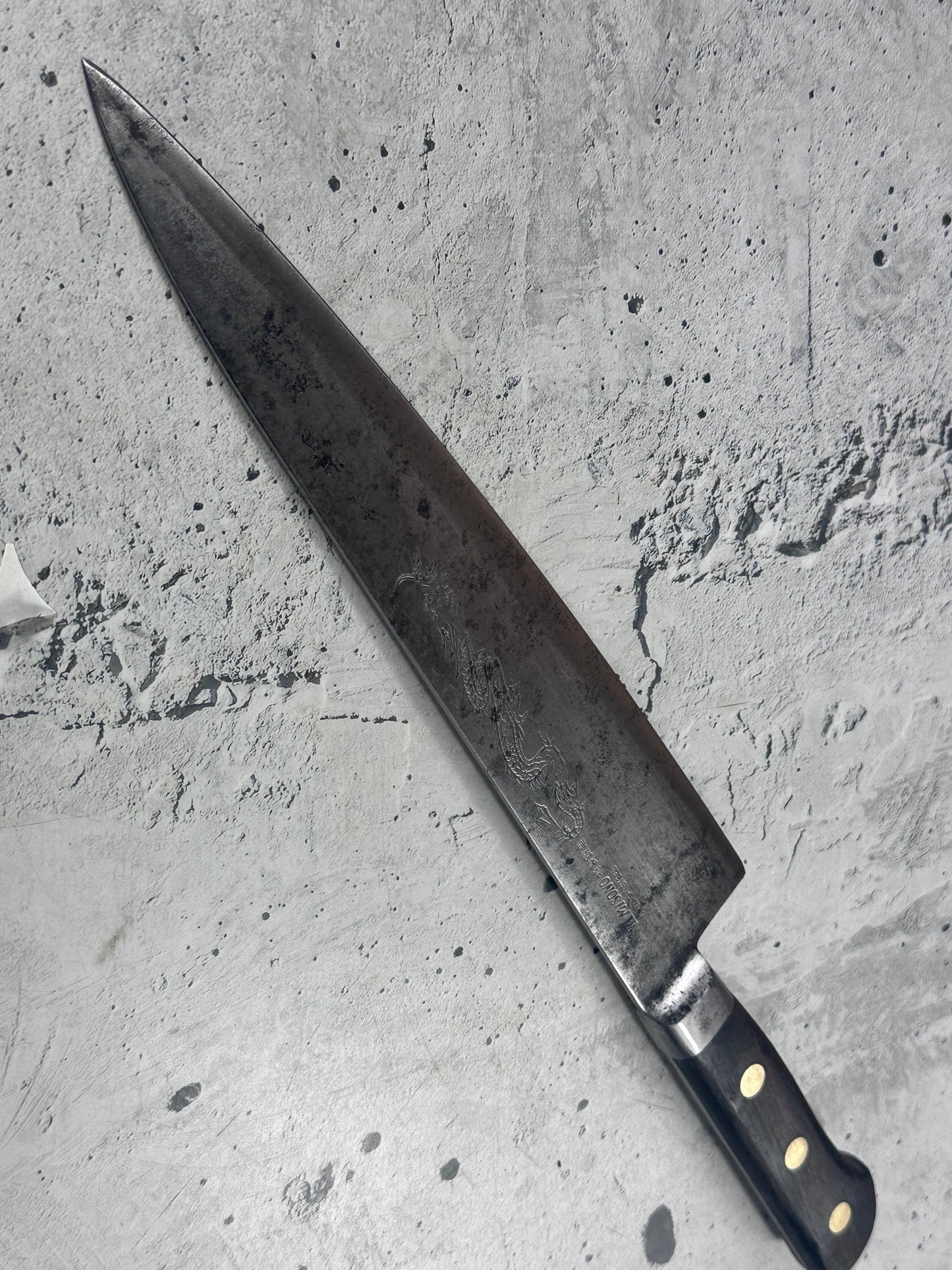 Vintage Misono Gyuto Knife 260mm Swedish Carbon Steel 2157