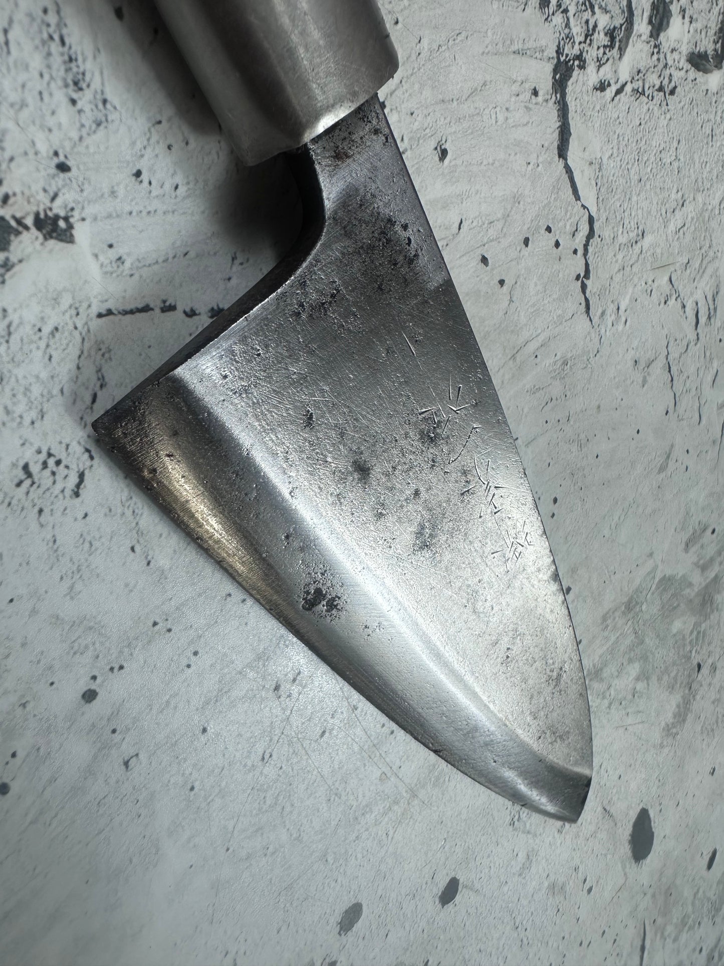 Vintage Japanese Funayuki Knife 155mm Made in Japan  Carbon Steel 2116