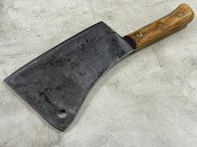 Load image into Gallery viewer, Vintage L.&amp; I. J. White Butcher Cleaver Knife 230mm Carbon Steel Blade Made in USA 1922