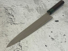 Load image into Gallery viewer, Yu Kurosaki  Suji(Sashimi) 270mm with Green-Ring Octagonal Handle