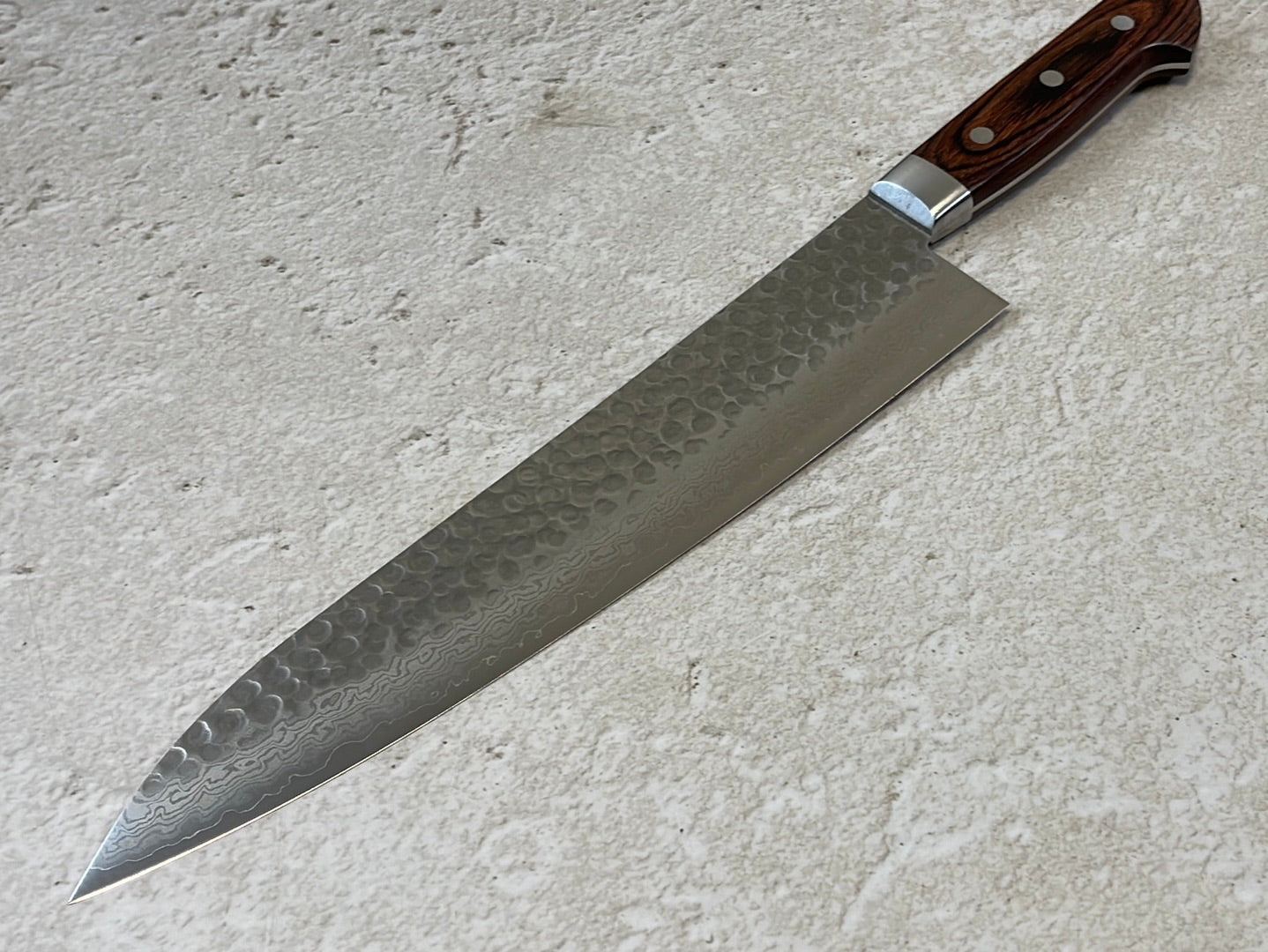 Tsunehisa VG10 Brown Pakka Gyuto Knife 270mm - Made in Japan 🇯🇵