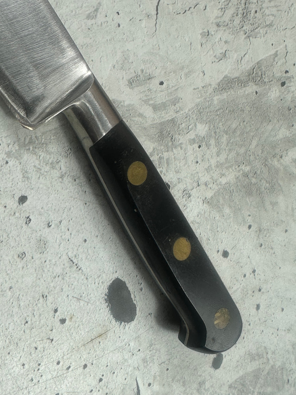 Vintage French Sabatier Slicing  Knife 220mm High Carbon Steel POM Handle  2271