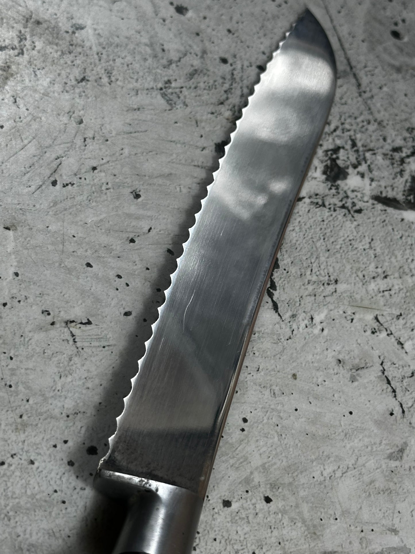 Vintage Sabatier Bread Knife 200mm High Carbon Steel Made in France 🇫🇷 2040