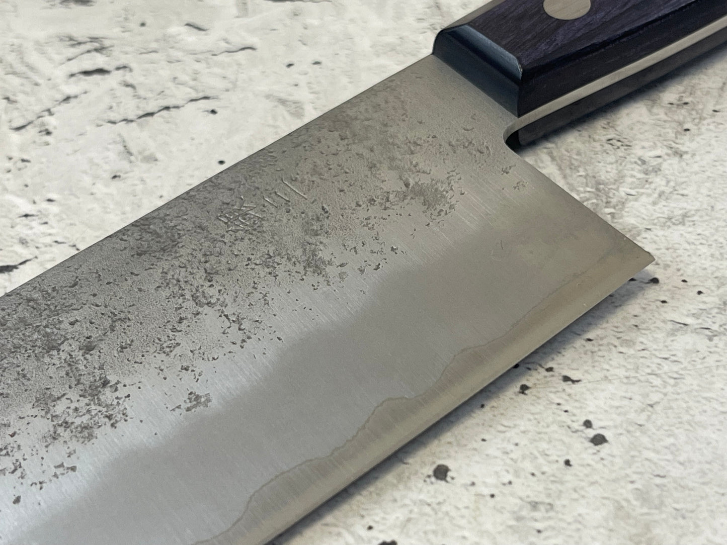 Tsunehisa G3 Nashiji Purple Nakiri 170mm - Made in Japan 🇯🇵