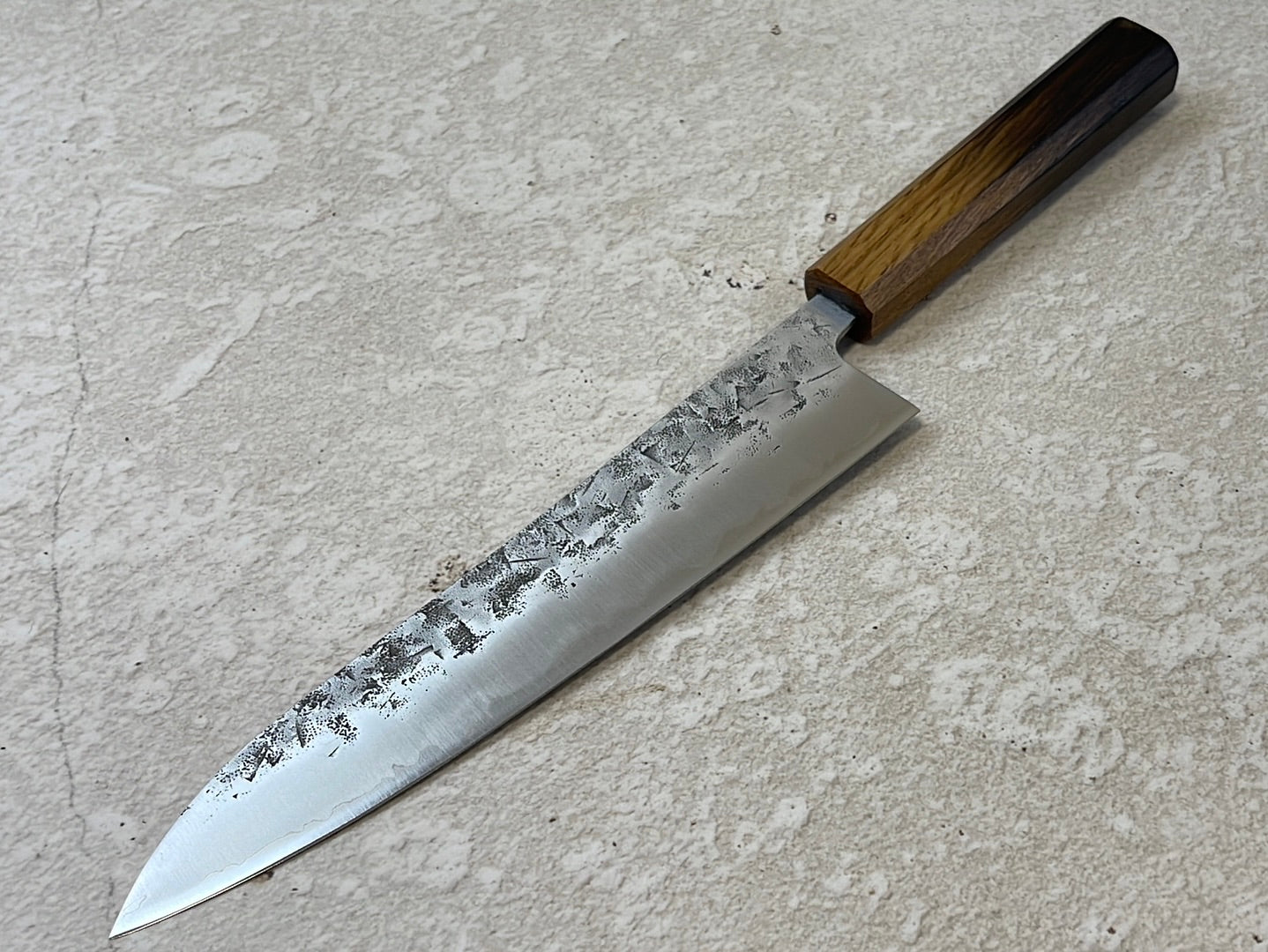 Tsunehisa SLD Washiji KOY Gyuto Knife 240mm - Made in Japan 🇯🇵 Oak Yaki Handle
