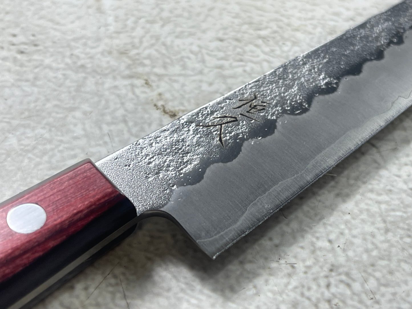 Tsunehisa G3 Nashiji Red Petty 135mm - Made in Japan 🇯🇵