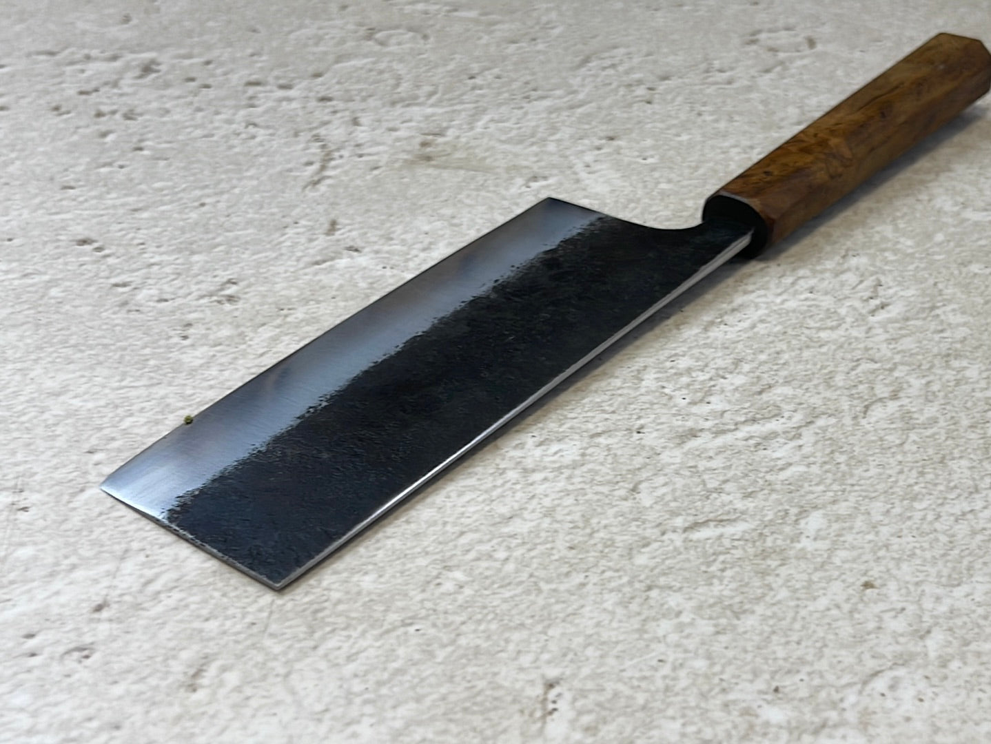 Nakiri 150mm Kurouchi Jatiwood Timber Handle
