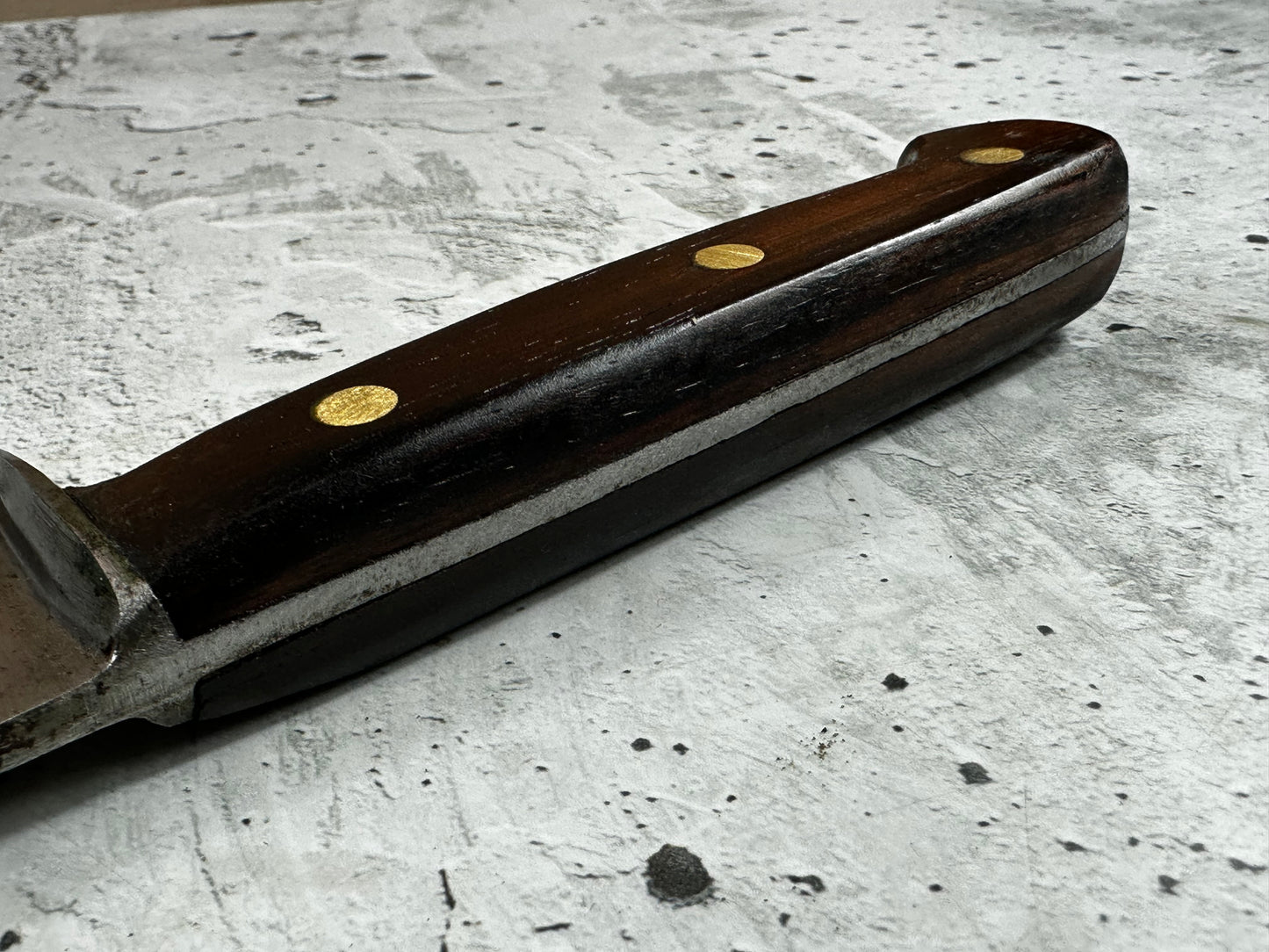 Vintage J. A. Henckles Twinworks Chef Knife 20mm Made in Germany 🇩🇪 Cabon steel 2003