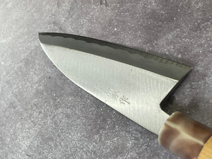 Vintage Japanese Deba Knife 150mm Made in Japan 🇯🇵 Carbon Steel 1660