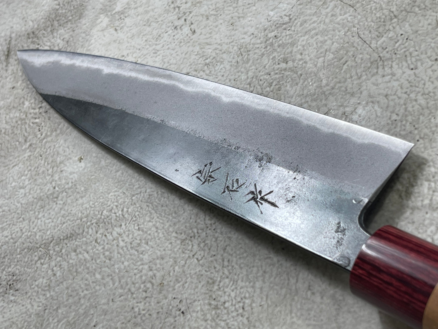 Muneishi Aogami 2 Iron Clad Gyuto 240mm Kurouchi Finish