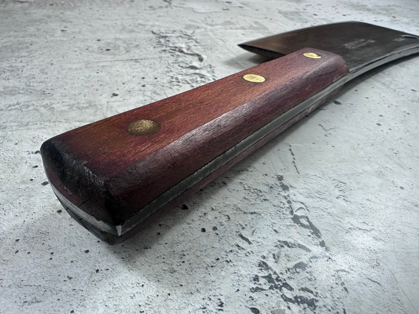 Vintage F. Dick Cleaver Knife N84 205mm Carbon Steel Made in Germany 2101