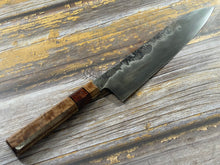 Load image into Gallery viewer, HG Blade Gyuto Knife 230mm Kurouchi Finish 1084 High Carbon Steel