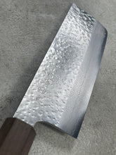Load image into Gallery viewer, Makoto Kurosaki Damascus Tsuchime Nakiri 165 mm