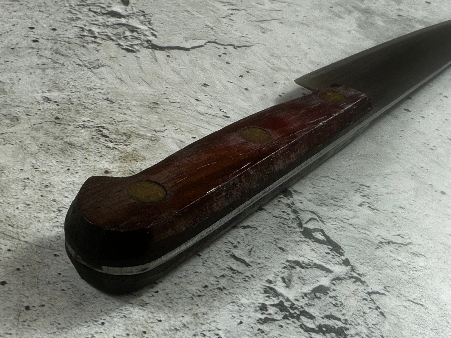 Vintage French Chef Knife 200mm High Carbon Steel Made in France 2034