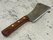 Load image into Gallery viewer, Vintage F. Dick Butcher Cleaver Knife 180mm Stainless Steel Blade Made in Germany  🇩🇪 1530