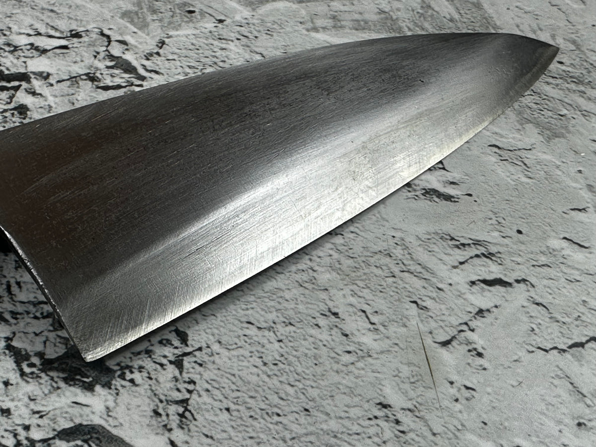 Vintage Sakai Shigemitsu Deba Knife 140mm Carbon Steel Magnolia Wood Handle  2260