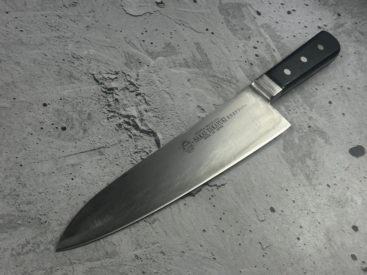Vintage Sakai Takayuki Grand Chef Swedish Steel Gyuto 240mm 2309