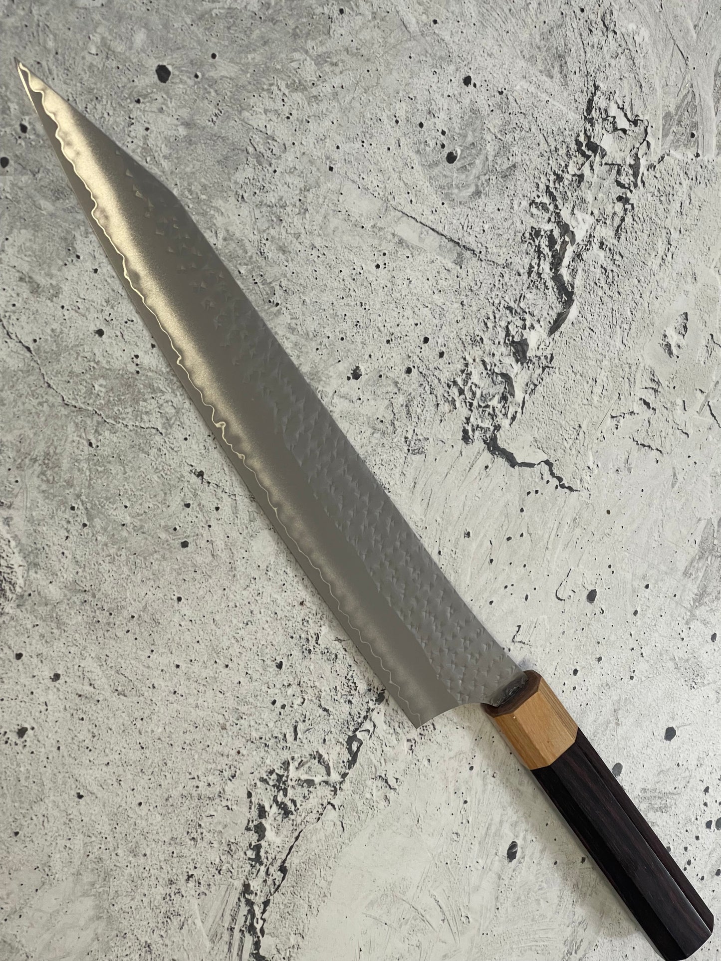 Yu Kurosaki  Suji(Sashimi) 270mm with Brown-Ring Octagonal Handle